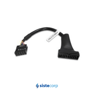 ADAPTADOR DE USB 3.0 20 PINES A USB 2.0 9 PINES M A H NS-ADUS32 NISUTA - Imagen 1