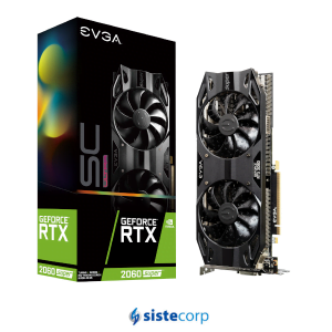 PLACA DE VIDEO 8GB RTX 2060 SUPER EVGA SC ULTRA (08G-P4-3067-KR) - Imagen 1