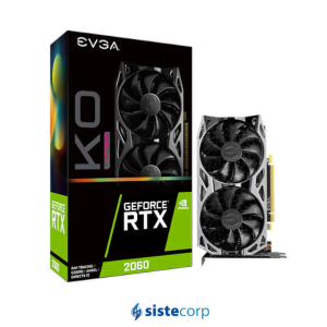 PLACA DE VIDEO 6GB RTX 2060 EVGA KO ULTRA GAMING DUAL FANS (06G-P4-2068-KR) - Imagen 2