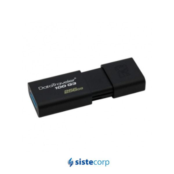 PENDRIVE 3.0 DT100 G3 256GB NEGRO KINGSTON (DT100G3/256GB)