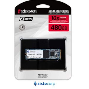 DISCO SOLIDO SSD 480GB A400 M.2 2280 KINGSTON (SA400M8/480G) - Imagen 2