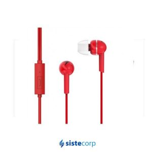 AURICULARES HS-M300 CON MICROFONO ROJO GENIUS (31710006403) - Imagen 1