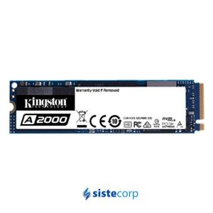 DISCO SOLIDO SSD M.2 250GB KINGSTON A2000 NVME(SA2000M8/250G) - Imagen 1