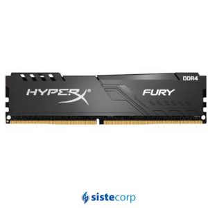 MEMORIA PC KINGSTON HYPERX DDR4 8GB 2400 FURY BLACK (HX424C15FB3/8) - Imagen 1