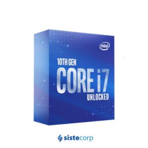 PROCESADOR INTEL CORE I7-10700K COMETLAKE S1200 BOX(BX8070110700KA) - Imagen 1
