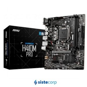 PLACA MADRE MSI S1200 H410M PRO BOX M-ATX(H410M PRO) - Imagen 1