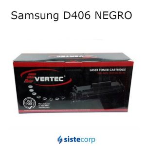 TONER ALTERNATIVO SAMSUNG D406 - NEGRO - CLP-360 / CLP-362 / CLP-364 / CLP-365W / CLX-3300 / CLX-3302 / CLX-3305 / SL-C410 / SL-C460 - Imagen 1