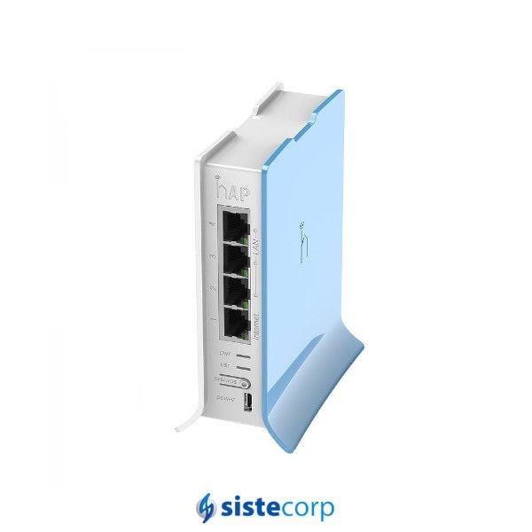 ROUTER MIKROTIK HAP LITE 4ETH 160MW LVL 4 CASE S/FUENTE 110