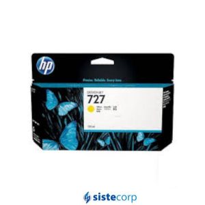 CARTUCHO DE TINTA 727 PLOTTER AMARRILLO HP (B3P21A) - Imagen 1