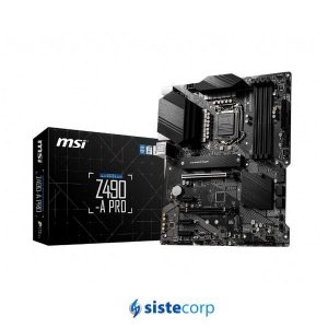 PLACA MADRE MSI S1200 Z490-A PRO BOX ATX (Z490-A PRO) - Imagen 1