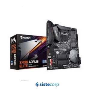 PLACA MADRE GIGABYTE S1200 Z490 AORUS ELITE BOX ATX (Z490 AORUS ELITE) - Imagen 1