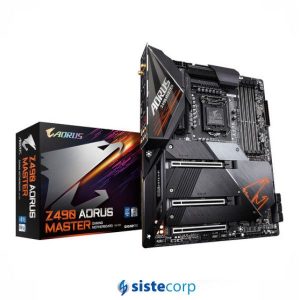 PLACA MADRE GIGABYTE S1200 Z490 AORUS MASTER BOX ATX (Z490 AORUS MASTER) - Imagen 1