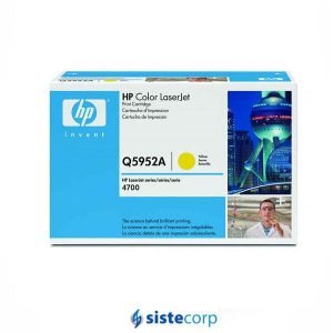 TONER ORIGINAL HP Q5952A  AMARILLO P/HP 4700 (Q5952A) - Imagen 1