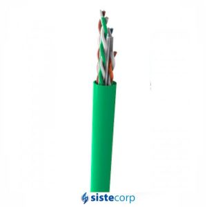 ROLLO CABLE UTP CAT.6 IN FURUKAWA GIGA GREEN X305MTS VD (23400195) - Imagen 1
