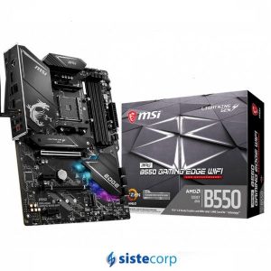 PLACA MADRE MSI AM4 MPG B550 GAMING EDGE WIFI BOX ATX (MPG B550 GAMING EDGE) - Imagen 1
