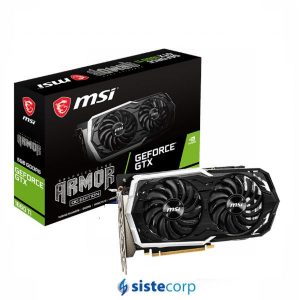 PLACA DE VIDEO MSI GEFORCE GTX 1660 TI ARMOR 6G OC (OEM BOX) (912-V375-055) - Imagen 1