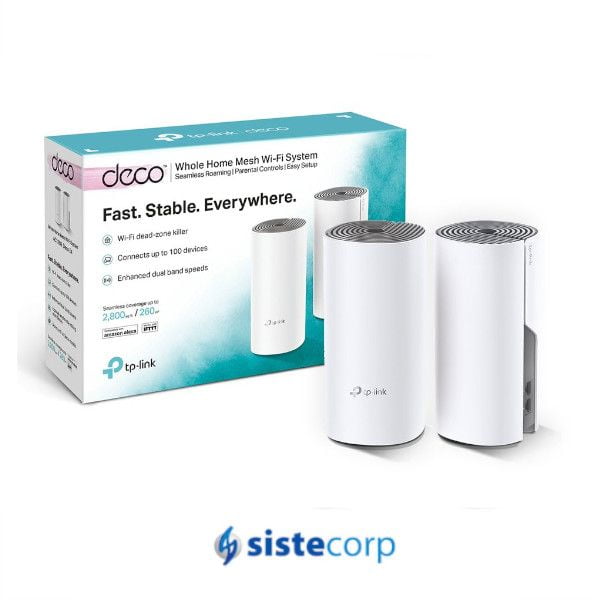 TP LINK WHOLE-HOME MESH WI-FI SYSTEM AC1200 (DECO E4)