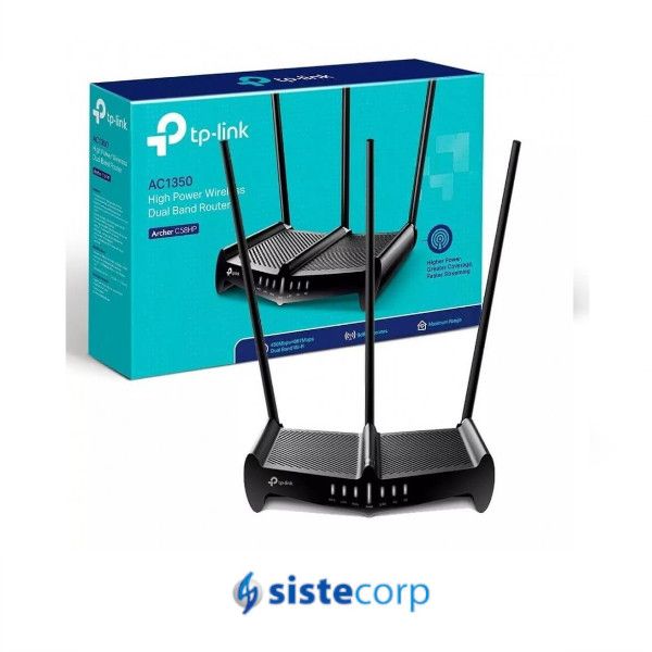 TP LINK ROUTER WIFI HP DOBLE BANDA AC1350 (3ANT) (ARCHER C58HP)