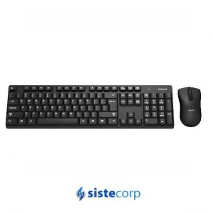 KIT TECLADO+MOUSE WIRELESS C501 NEGRO USB SPT6501B PHILIPS - Imagen 1