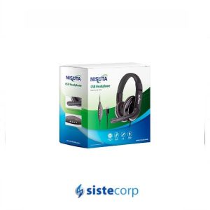 AURICULAR VINCHA USB AU60 PC C/MICROFONO NS-AU60 NISUTA - Imagen 2