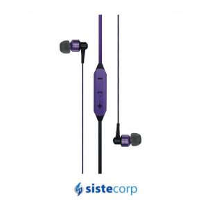 AURICULAR BLUETOOTH IN EAR AUB8 VIOLETA C/MICROFONOCONTROL DE VOLUMEN BLUETOOTH 4.2  NS-AUB8V NISUTA - Imagen 1