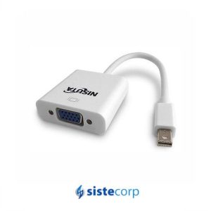 ADAPTADOR DE MINI DISPLAYPORT A DVI-I (24+5) M A H SOPORTA 1080P NS-MIDPDVBL NISUTA - Imagen 1