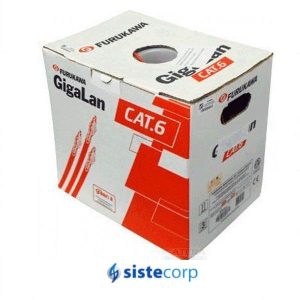 ROLLO CABLE UTP FURUKAWA  CAT.6 GIGALAN X305MT GRIS CM  (23400045) - Imagen 2