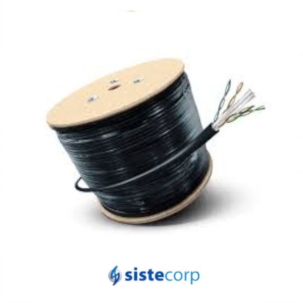 CABLE FURUKAWA UTP CAT6 GIGALAN X METRO NEGRO EXTERIOR (23400092)