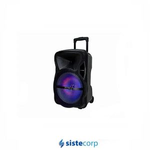 PARLANTE PORTATIL KARAOKE - BLUETOOTH - 40 W - FM/USB/TF - C/MICROFONO INCLUIDO - C/CONTROL REMOTO - NM-NEON - NETMAK - Imagen 1