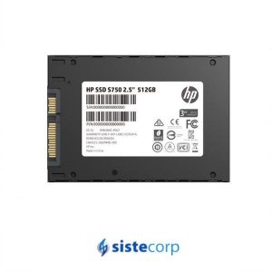 DISCO SOLIDO SSD 512GB 2.5'' S750 HP (16L53AA) - Imagen 1