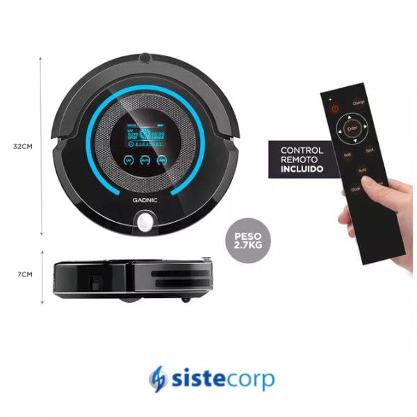 ASPIRADORA ROBOT GADNIC Z950: 4 MODOS DE LIMPIEZA MODELO ROB00081 –  Sistecorp