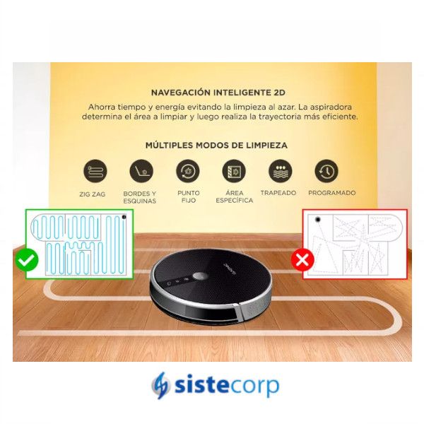 ASPIRADORA ROBOT GADNIC MODELO ROB00080 – Sistecorp