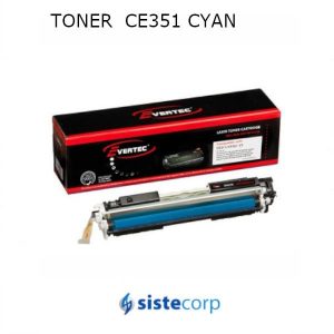 TONER ALTERNATIVO HP CE351 CIAN - Imagen 1