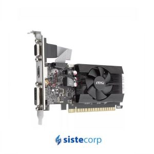 PLACA DE VIDEO MSI GT 710 2GB DDR3 2GD3 LP (912-V809-2025) - Imagen 1
