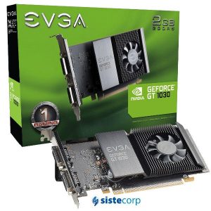 PLACA DE VIDEO 2GB GT 1030 EVGA DDR5 SINGLE SLOT (02G-P4-6338-KR) - Imagen 1