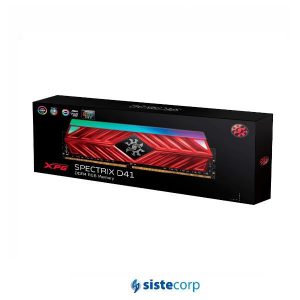 MEMORIA DDR4 16GB ADATA XPG 3200MHZ SPECTRIX CL16 D41 ROJA (AX4U3200716G16A-SR41) - Imagen 2