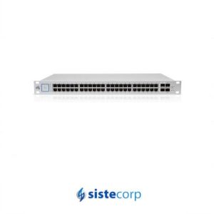 SWITCH UBIQUITI UNIFI 48 PUERTOS GB POE + 4 SFP (US-48-500W)) - Imagen 1
