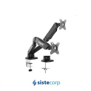 SOPORTE ESCRITORIO MONITOR DOBLE 13` A 27` MAX 6.5KG VESA 1 NS-SOTVE2 NISUTA - Imagen 1