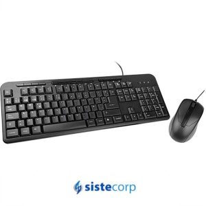 KIT TECLADO Y MOUSE USB MULTIMEDIA XTECH (XTK-301S) - Imagen 1