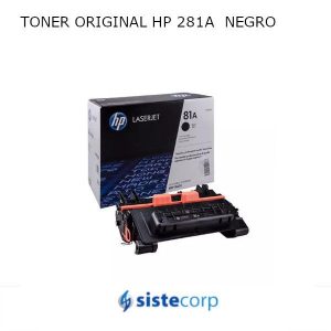 TONER ORIGINAL HP 281A NEGRO LASER JET (CF281A) - Imagen 1