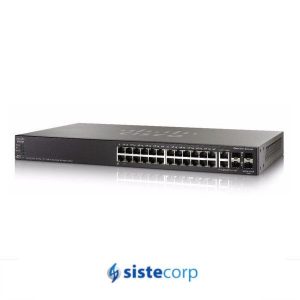 SWITCH 24P CISCO SG500X-24MPP + 4 10-GIG MAX POE+ (SG500X-24MPP-K9-NA) - Imagen 1