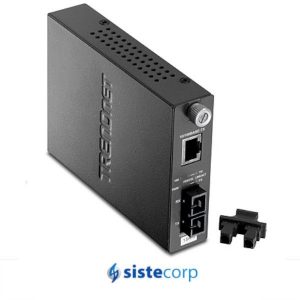 MEDIA CONVERTER TENDNET 100/100 SM CONECTOR SC 15KM - Imagen 1