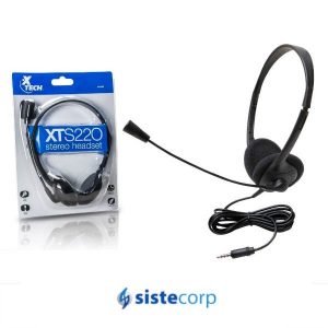 AURICULAR XTECH XTS220 PLUG 3.5 NEGRO - Imagen 1