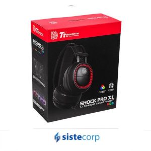 AURICULAR GAMING TTESPORTS SHOCK PRO RGB 7.1 THERMALTAKE (HT-SHK-DIECBK-2) - Imagen 3