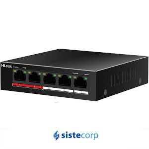 SWITCH 4 PUERTOS POE HILOOK (NS-0105P-35(B)) - Imagen 1