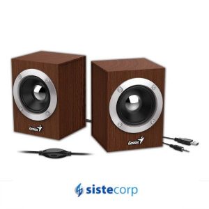 PARLANTE SP-HF280 USB 6W WOOD GENIUS (31730028400) - Imagen 2