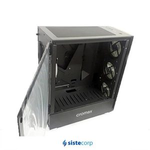 GABINETE CM-2802 PC GAMER LATERAL TRANSPARENTE S/F CROMAX (CM-2802) - Imagen 1