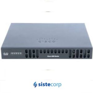 ROUTER CISCO ISR 4221 (2GE,2NIM,8G FLASH,4G DRAM,I (ISR4221/K9) - Imagen 1