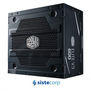 FUENTE ELITE V3 600W COOLER MASTER (MPW-6001-ACAAN1-WO) - Imagen 1