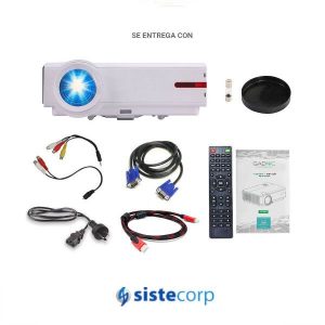 PROYECTOR PROFESIONAL GADNIC IRON STYLE 5500 LUMENS HDMI USB - Imagen 4
